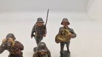 Samling tyske linoliumsfigurer, originale