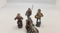 Samling tyske linoliumsfigurer, originale