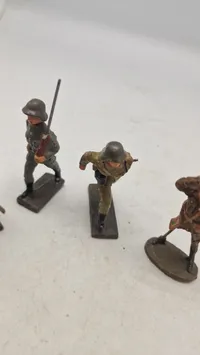 Samling tyske linoliumsfigurer, originale