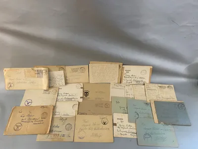Stor samling tysk WW2 feltpost