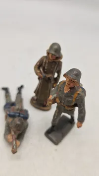 Samling tyske linoliumsfigurer, originale