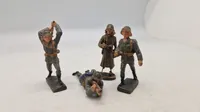 Samling tyske linoliumsfigurer, originale