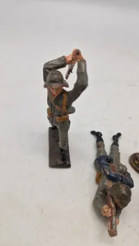 Samling tyske linoliumsfigurer, originale