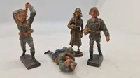 Samling tyske linoliumsfigurer, originale