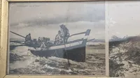 Samling ældre Skagen postkort i ramme