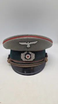 Tysk Artillerie officers kasket, original