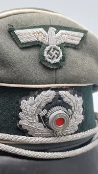 Tysk infanteri officers kasket, original