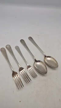 Samling frimurer bestik