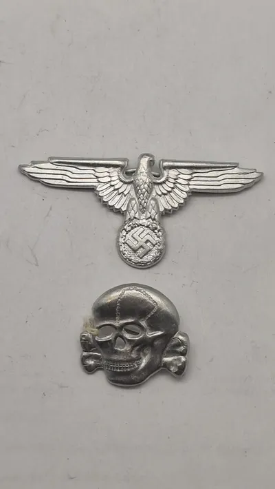 Waffen SS sæt for kasket, efterkrigs