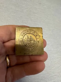 Originalt laksegl H.A grube Marstal