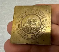 Originalt laksegl H.A grube Marstal