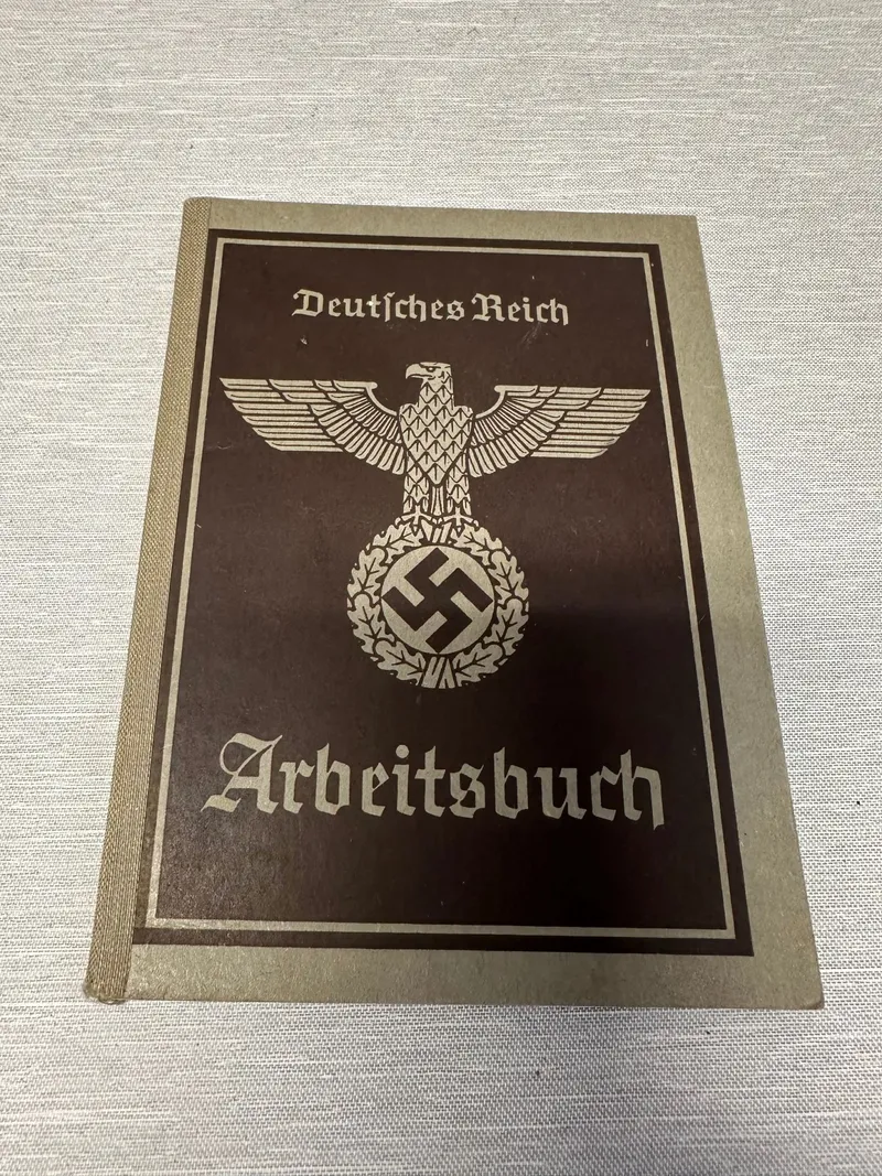 Original Tysk Arbejdsbog WW2