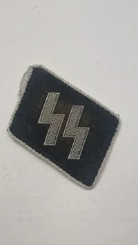 Waffen SS tab, veludført efterkrigs