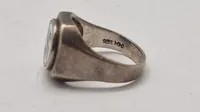 WW2 ring, efterkrigs, ring i sølv