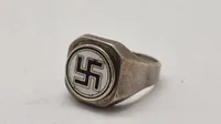 WW2 ring, efterkrigs, ring i sølv