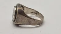 WW2 ring, efterkrigs, ring i sølv