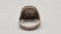 WW2 ring, efterkrigs, ring i sølv
