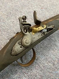 Original Engelsk flintemusket, loftfund