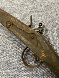 Original Engelsk flintemusket, loftfund
