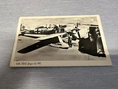 Originalt Tysk WW2 postkort, Luftwaffe