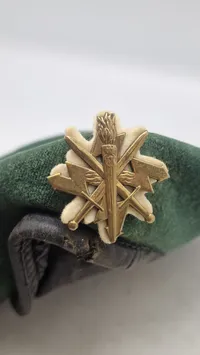 Original dansk baret fra Telegrafregimentet