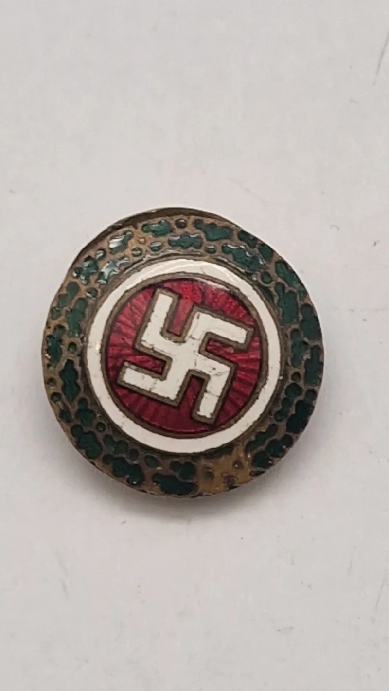 Dansk WW2 D.N.S.A.P Leder mærke, Originalt