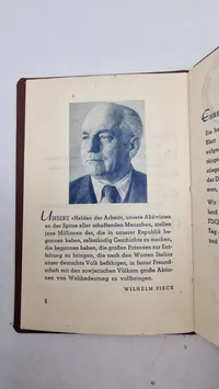 Aktivist des Fünfjahrplanes" (Aktivist for femårsplanen) fra DDR (Østtyskland), original