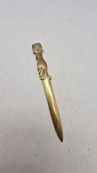Brevåbner af messing
