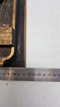 Kinesisk udskåret  trærelief til ophæng