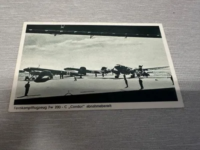 Originalt Tysk WW2 postkort, Luftwaffe