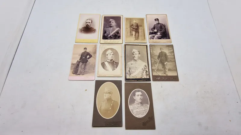 Samling militære fotos, originale