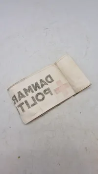 Dansk politi armbind fra ww2 Nedkastet , original