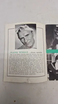 Originalt Dansk  filmprogram Tysk propagandafilm WW2