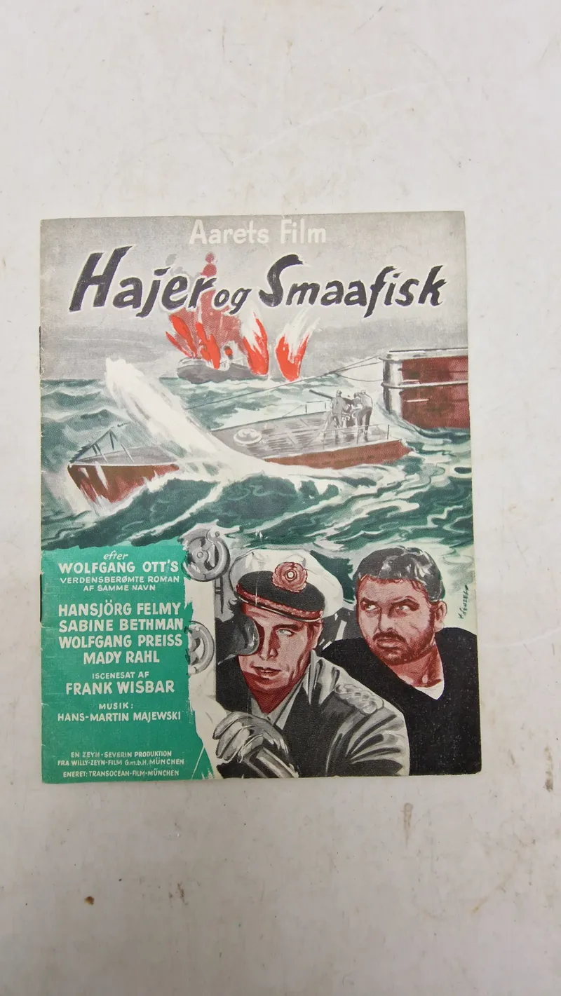 Originalt Dansk  filmprogram Tysk propagandafilm WW2