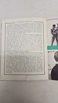 Originalt Dansk  filmprogram Tysk propagandafilm WW2