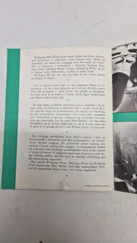 Originalt Dansk  filmprogram Tysk propagandafilm WW2