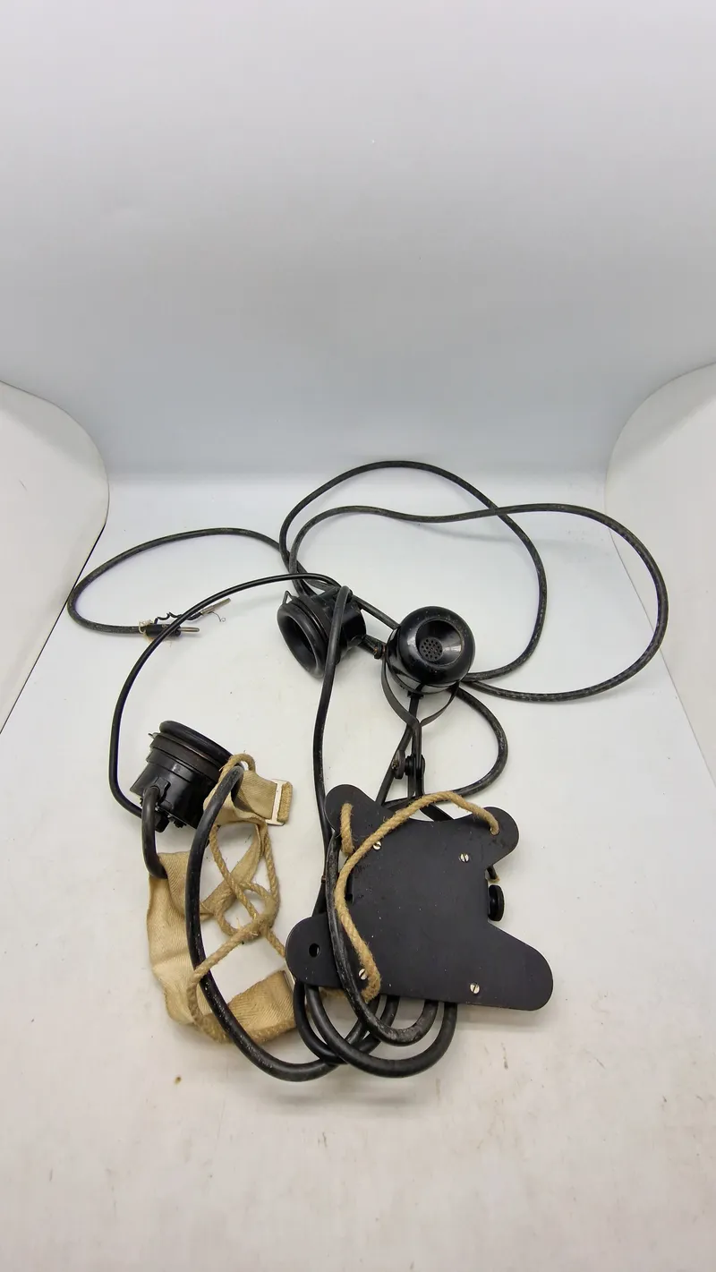 Headset/telecom udstyr, ww2. Originale