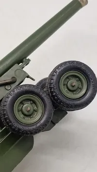 Legetøjskanon forstillende 155 mm “Long Tom”