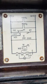 Tysk FF/33 felttelefon, original