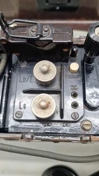 Tysk FF/33 felttelefon, original