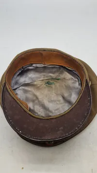Dansk M/23 kasket, navngiven, original