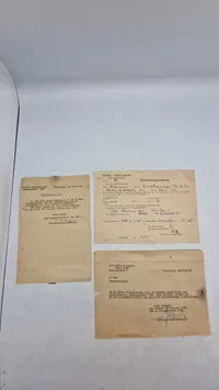 HitlerJugend lot udstedt i Flensborg i april 1945, original