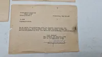 HitlerJugend lot udstedt i Flensborg i april 1945, original