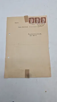 HitlerJugend lot udstedt i Flensborg i april 1945, original