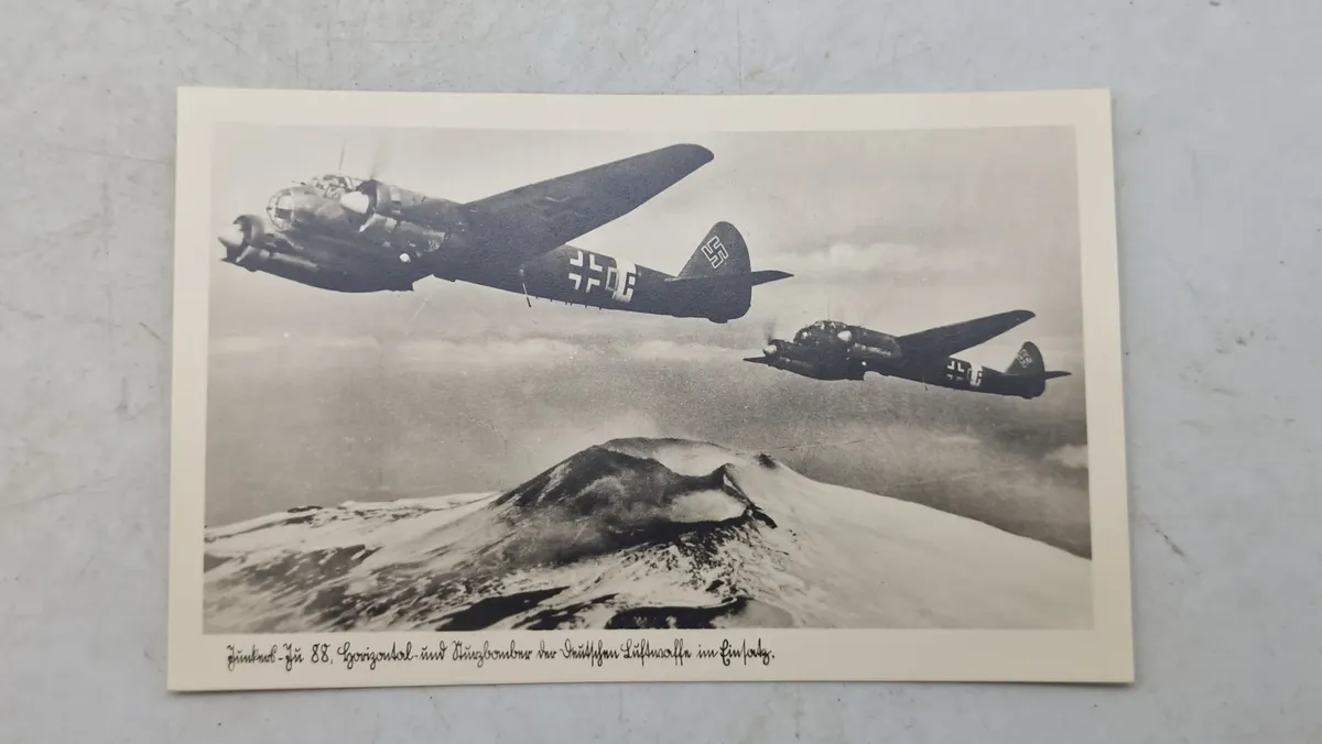 Tysk ww2 postkort, originalt