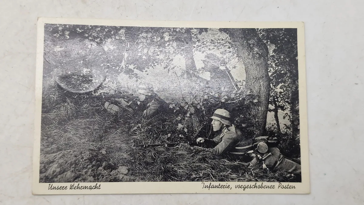 Tysk ww2 postkort, originalt