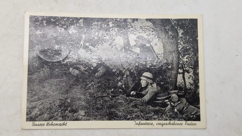 Tysk ww2 postkort, originalt