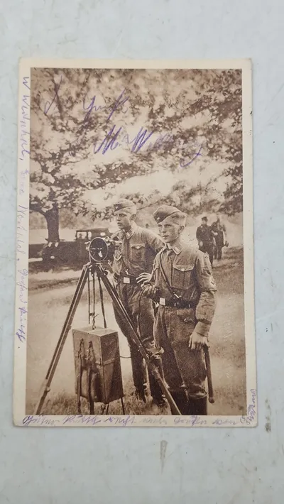 Tysk ww2 postkort, originalt