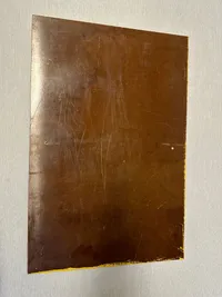 Originalt DDR bakelit skilt fra grænsen
