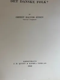 Original bog fra 1942 - hvorfor har forsvarsviljen forladt den danske befolking?